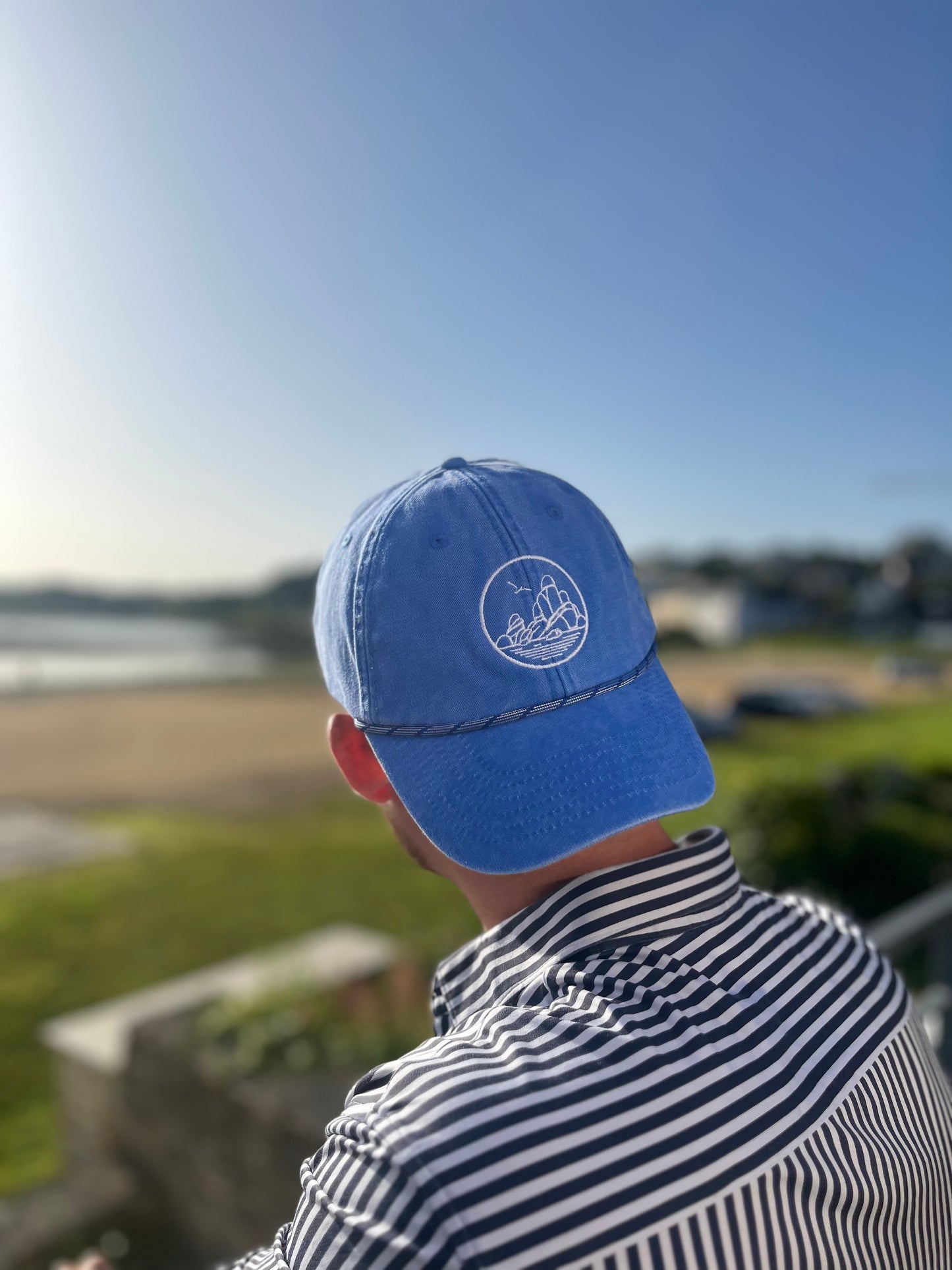 Casquette PLOUM’ Bleu clair, version ROPE 🪢 bleu/gris