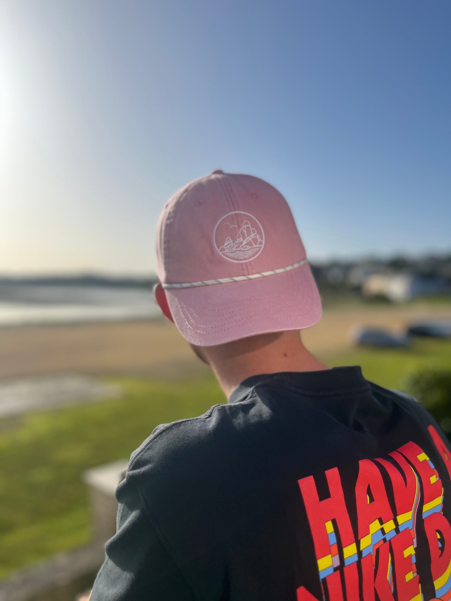Casquette PLOUM’ Rose, version ROPE 🪢 Blanche