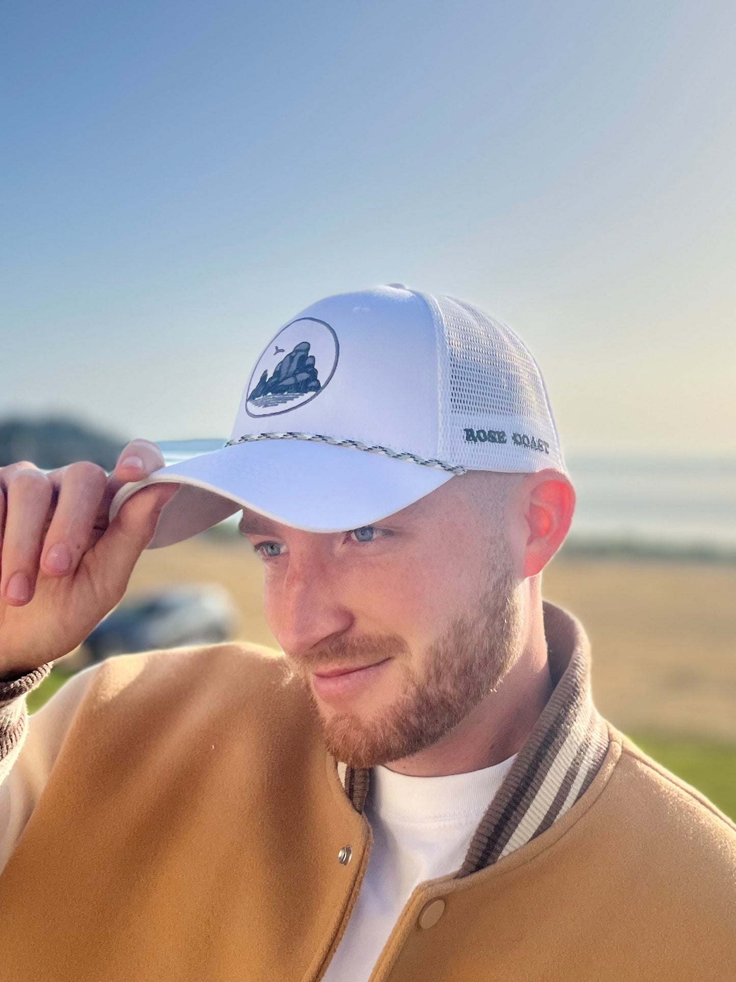 Casquette PERROZ’ Blanc, version ROPE 🪢 Camo Blanc